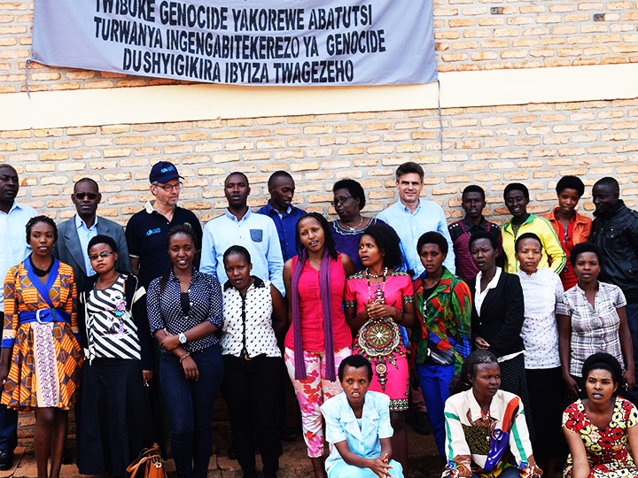 WATER FOR GROWTH TEAM VISITS GENOCIDE SURVIVORS, ORPHANS